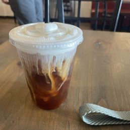 Cold brew with cold foam Cold brew with cold foam