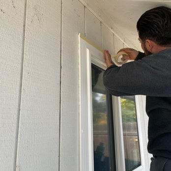 Ricky V Windows and Doors - Prepping for caulking - Windows Installation Near Me - Clovis, California