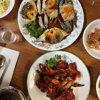 Finch JungSooNae - Raw crabs in soy sauce marinade & spicy sauce - Korean Near Me - North York, Ontario Finch JungSooNae - Raw crabs in soy sauce marinade & spicy sauce - Korean Near Me - North York, Ontario