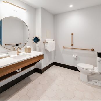 The Allred - Boutique room ADA bathroom - Hotels Near Me - Newport, Oregon The Allred - Boutique room ADA bathroom - Hotels Near Me - Newport, Oregon