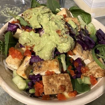 Red Poke - Grilled tofu bowl with avocado - Poke Near Me - New York, New York