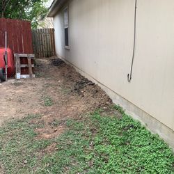 Stonehouse Foundation Repair - After, and yes the dirt will settle!