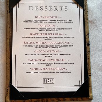 The Black Pearl - Dessert - New American Near Me - Dunedin, Florida