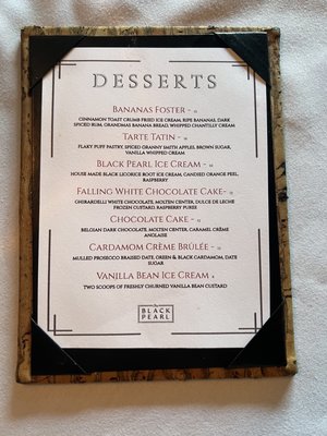 Menu photo 7 The Black Pearl Dunedin, FL