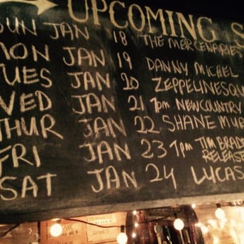The Dakota Tavern - the menu for the upcoming upcoming show - Music Venues Near Me - Toronto, Ontario