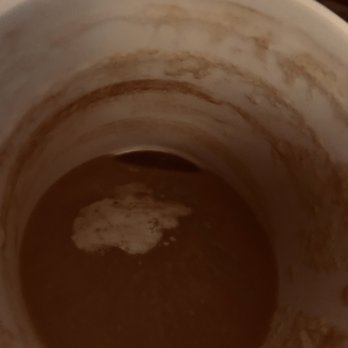 Cozy Coffee - End of the drink.  There is a layer of chocolate residue at the bottom. - Coffee & Tea Near Me - Holmen, Wisconsin