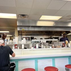 Louie's Cafe - View from seat