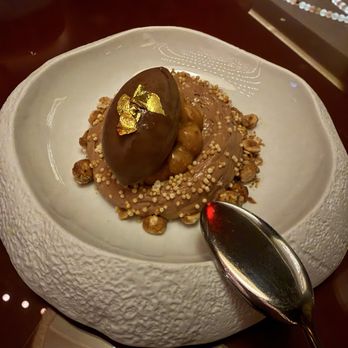 Bazaar Meat by José Andrés - Chocolate hazelnut mousse - Steakhouses Near Me - Las Vegas, Nevada Bazaar Meat by José Andrés - Chocolate hazelnut mousse - Steakhouses Near Me - Las Vegas, Nevada