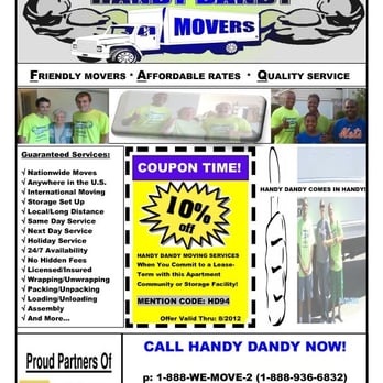 Handy Dandy Moving Service - Movers Near Me - Gulfport, Mississippi Handy Dandy Moving Service - Movers Near Me - Gulfport, Mississippi