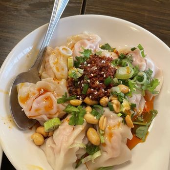 Mama Lu’s Dumpling House - Spicy Wontons Pork & Shrimp(8) - Chinese Near Me - Pasadena, California Mama Lu’s Dumpling House - Spicy Wontons Pork & Shrimp(8) - Chinese Near Me - Pasadena, California