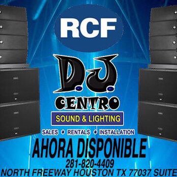 D J Centro & Lighting - RCF - Party Equipment Rentals Near Me - Houston, Texas
