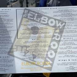 The Elbow Room - Menu