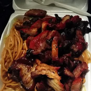 Hong Kong Express - One Item Combo with Chow Mein and BBQ Pork. Yummy in my tummy. - Chinese Near Me - Orange, California Hong Kong Express - One Item Combo with Chow Mein and BBQ Pork. Yummy in my tummy. - Chinese Near Me - Orange, California