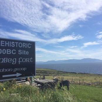 Dunbeg Fort - Sign for fort - Landmarks & Historical Buildings Near Me - Ventry, Kentucky