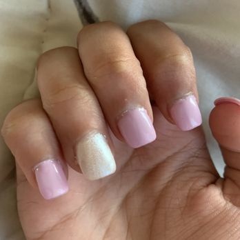 Fantasy Nails - Thick a blocky nails - Nail Salons Near Me - Manteca, California