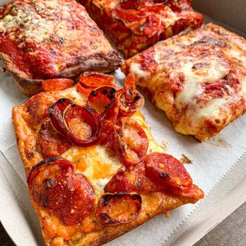 Astoria Pizza Factory - Sicilian CUP SLICE with Vodka Sauce - Pizza Near Me - Queens, New York