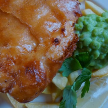 Monsal Head Hotel - Fish and chips off the 'light bites menu." - Hotels Near Me