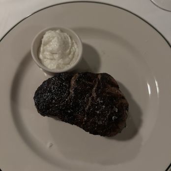City Hall Steakhouse - 10 oz Filet with double garlic toum - Steakhouses Near Me - Jenks, Oklahoma City Hall Steakhouse - 10 oz Filet with double garlic toum - Steakhouses Near Me - Jenks, Oklahoma