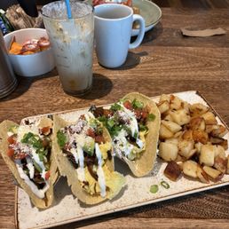 Barbacoa Breakfast Tacos