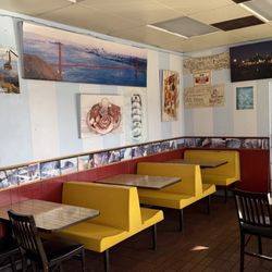 Inside seating area