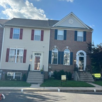 WillowBay Construction - unit on left w/ tan siding - featuring new roof and freshly painted red shutters - General Contractors Near Me - Bel Air, Maryland