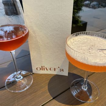 Oliver’s - Orange, crush wine and French martini - Seafood Near Me - Chicago, Illinois