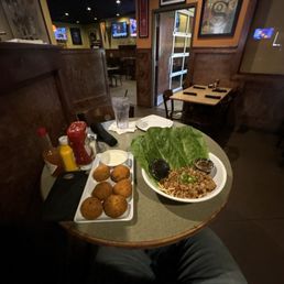 Coach's Royal Balls, and Lettuce Wraps