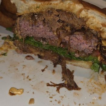 Platinum Cowboy - Mustang burger was huge and delicious but pretty pricey at about $31 after substituting onion rings - Pop-Up Restaurants Near Me - Palm Desert, California Platinum Cowboy - Mustang burger was huge and delicious but pretty pricey at about $31 after substituting onion rings - Pop-Up Restaurants Near Me - Palm Desert, California