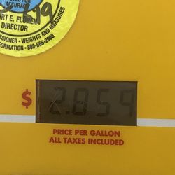 Shell - Thank you Ralph's. Just got 60 cents off. $2.85 per gallon