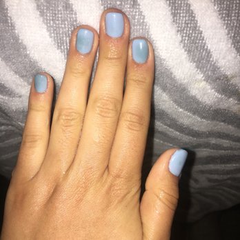 Ruby's Nail Salon & Spa - Gel nails when exposed to heat. Takes a while to get used to - Nail Salons Near Me - Boston, Massachusetts