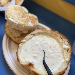 Bread Bowl of Clam Chowder