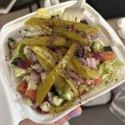 Halal Food - Greek Salad no feta