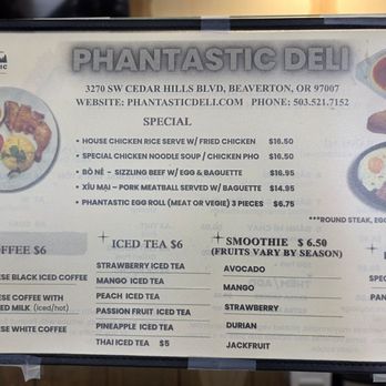 Phantastic Vietnamese Deli - Menu (May 2026) - Vietnamese Near Me - Beaverton, Oregon Phantastic Vietnamese Deli - Menu (May 2026) - Vietnamese Near Me - Beaverton, Oregon