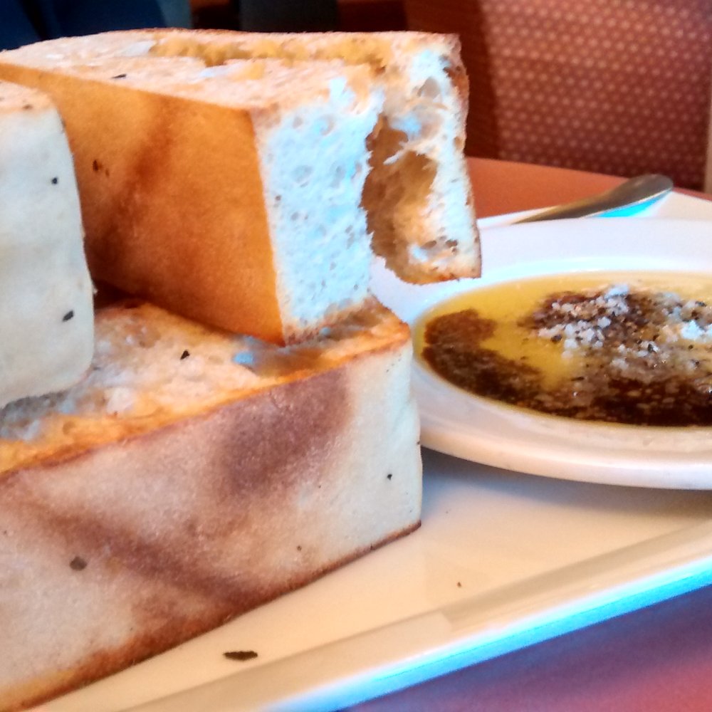 Villa Dolce Cafe - Foccacia, a little on the dry side but the dipping sauce was good. - Italian Near Me - Middleton, Wisconsin Villa Dolce Cafe - Foccacia, a little on the dry side but the dipping sauce was good. - Italian Near Me - Middleton, Wisconsin