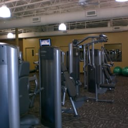 Anytime Fitness - Group exercise room with Fitness on Request -- a virtual training program available 24/7!
