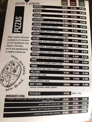 Menu photo 1 Pizza & Papas Bucerias, NAY