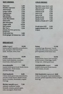 Menu photo 2 Café Fatma & Frieda Berlin, BE Menu photo 2 Café Fatma & Frieda Berlin, BE