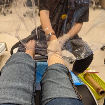 Posh Nail 1  - Socially distanced pedicure courtesy of Posh Nail - Nail Salons Near Me - New York, New York