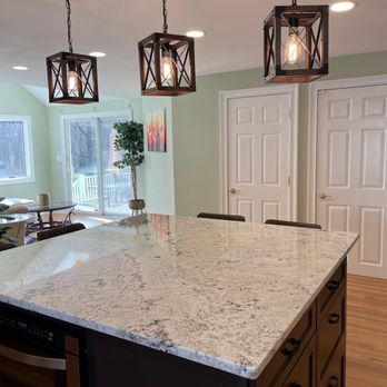 B LaGrassa Construction - a large kitchen island - General Contractors Near Me