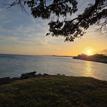 Foster Point - Memorial Day Sunset - Landmarks & Historical Buildings Near Me - Joint Base Pearl Harbor-Hickam, Hawaii