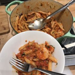 Home Cooking New York - Shrimp puttanesca