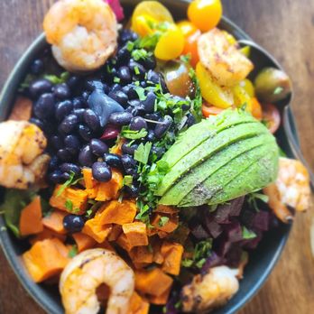 Cara Cara - Look at my Cobb Salad with Shrimp - New American Near Me - Los Angeles, California Cara Cara - Look at my Cobb Salad with Shrimp - New American Near Me - Los Angeles, California