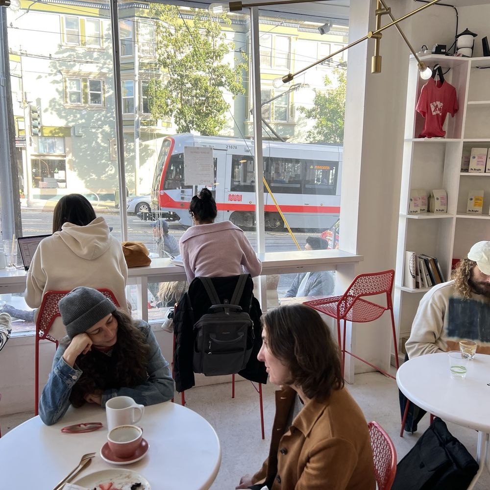 SPRO Coffee Lab - Seating area - Coffee & Tea Near Me - San Francisco, California SPRO Coffee Lab - Seating area - Coffee & Tea Near Me - San Francisco, California