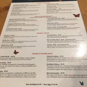 Mama's Mexican Resturant - Menu - Mexican Near Me - El Paso, Texas Mama's Mexican Resturant - Menu - Mexican Near Me - El Paso, Texas