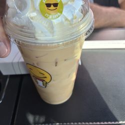 Iced Honeycomb latte