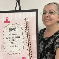 The Collective Space Studios - She Became vision board event