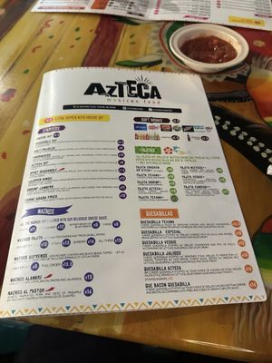 Menu photo 1 Azteca Mexican Restaurant Fenton, MO Menu photo 1 Azteca Mexican Restaurant Fenton, MO