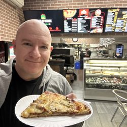 The slices are great and the window seat is lovely for people watching.
