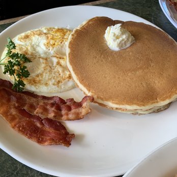 John's Restaurant - 3stack, eggs and bacon - American Near Me - Palm Springs, California John's Restaurant - 3stack, eggs and bacon - American Near Me - Palm Springs, California