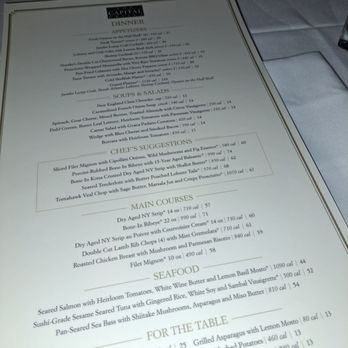 The Capital Grille - Menu - Steakhouses Near Me - Miami, Florida